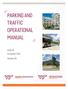 PARKING AND TRAFFIC OPERATIONAL MANUAL