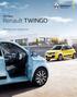 All-New. Renault TWINGO. The city is your playground