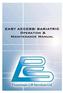 EASY ACCESS/ BARIATRIC Operation & Maintenance Manual