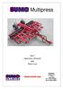 Multipress Operators Manual and Parts List. Redgates Melbourne York YO42 4RG Tel Fax