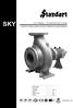 SKY THERMAL - OIL PUMPS WITH AIR COOLED. INSTRUCTIONS for INSTALLATION, OPERATION & MAINTENANCE. Pump Type :... Serial No :... Capacity :...