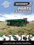 PARTS CATALOGUE. Vol Get your equipment ready for the upcoming season.