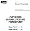 PVP SERIES VARIABLE VOLUME PISTON PUMP