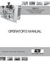 OPERATOR S MANUAL. ONL2-2 For Models: NL1064D, NL1064T1, NL1064T2, NL1064H1, NL1066T, NL1066H1, NL1066H2, and NL1066H3