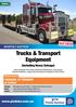 Trucks & Transport Equipment
