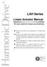 LAH Series. Linear Actuator Manual. (DC motor models for Closed-Loop Positioning)