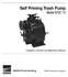Self Priming Trash Pump Model EFQT-12