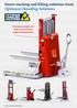 Smart stacking and lifting solutions from