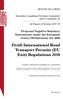 Draft International Road Transport Permits (EU Exit) Regulations 2018