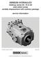 DENISON HYDRAULICS Goldcup series 6C, 7A & 8A axial piston pump variable displacement with auxiliary package