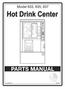 Hot Drink Center Parts Manual List of Figures