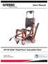 Users Manual. 59T EZ Glide PowerTraxx Evacuation Chair. February 2013 Pub. No Read this Manual and Retain for Future Reference