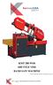 KMT 280 WOS SHUTTLE VISE BAND SAW MACHINE. *Photo may feature machine with optional accessories KMT 280 WOS SHUTTLE VISE BAND SAW MACHINE