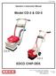 Model CD-3 & CD-5 EDCO CHIP-DEK CD-5 CD-3. Operator s Instruction Manual E-CD3,5-I-0809