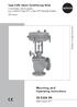 Mounting and Operating Instructions EB 8256 EN. Type 3286 Steam Conditioning Valve