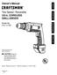 Owner's Manual. Two Speed / Reversible 3/8 in. CORDLESS DRILL-DRIVER. Model No