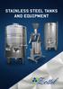 STAINLESS STEEL TANKS AND EQUIPMENT