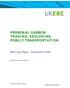 PERSONAL CARBON TRADING: EXCLUDING PUBLIC TRANSPORTATION