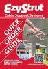Cable Support Systems QUICK ORDER GUIDE AUSTRALIA S LEADING RANGE OF CABLE AND PIPE SUPPORT SYSTEMS.