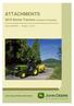 ATTACHMENTS 5015 Series Tractors Orchard & Vineyards