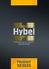 HYDRAULIC OIL PUMPS AND MOTORS PRODUCT CATALOG. Hybel - Hydraulic Oil Pumps and Motors