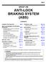 ANTI-LOCK BRAKING SYSTEM (ABS)