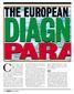 DIAGN PARA THE EUROPEAN. Can you count on your