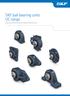 SKF ball bearing units UC range. Japanese Industrial Standards compliant ball bearing units