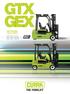 GTX GEX. 16/18/20s ELECTRIC 48 VOLT 3-WHEEL/4-WHEEL / 1800 / 2000 kg 3200 / 3600 / 4000 lbs.