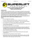 Superlift 4 standard lift system for 2005 and Newer FORD F-250 / F-350 SUPER DUTY 4WD INSTALLATION INSTRUCTIONS