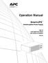 Operation Manual. Smart-UPS. Uninterruptible Power Supply VA Short-depth Rack-Mount with Lithium-ion batteries. 120 Vac