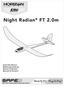 Night Radian FT 2.0m. Instruction Manual Bedienungsanleitung Manuel d utilisation Manuale di Istruzioni