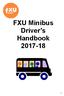 FXU Minibus Driver s Handbook