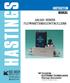 HASTINGS INSTRUCTION MANUAL 201/203 SERIES FLOWMETERS/CONTROLLERS. page 1