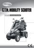 C.T.M. MOBILITY SCOOTER. HS-928 Instruction Booklet