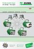 Flexible Impeller Pumps one design - four types
