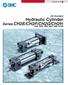 JIS Standard Hydraulic Cylinder Series CH2E/CH2F/CH2G/CH2H ø32, ø40, ø50, ø63, ø80, ø100
