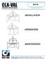 800GS. Deluge Valve MODEL. 800 Series (Tubular Diaphragm Valve) Principle of Operation
