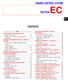 ENGINE CONTROL SYSTEM SECTIONEC CONTENTS