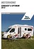 MOTORHOME CONQUEST & OPTIMUM 2013 YOUR ROAD TO FREEDOM