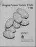 -Oregon Potato Variety Trials 1981