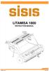 LITAMISA 1800 INSTRUCTION MANUAL