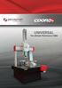 UNIVERSAL. The Ultimate Performance CMM