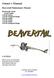 Owner s Manual. Beavertail Maintenance Manual CAUTION: