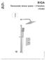 RIGA. Thermostatic shower system 2 functions # Last revision : 03/05/2018