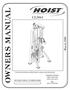 OWNERS MANUAL HOIST CL2061. March 2000
