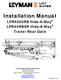 Installation Manual. LPR4500RB Hide-A-Way LPR45RBSR Hide-A-Way Trailer Rear Gate