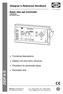 Designer s Reference Handbook. Display unit and menu structure. Procedure for parameter setup