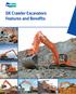 DX Crawler Excavators Features and Benefits