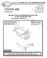 INSTRUCTIONS AND WARRANTY FOR THE STAND AID MODEL 1503 STAND AID SERIAL #